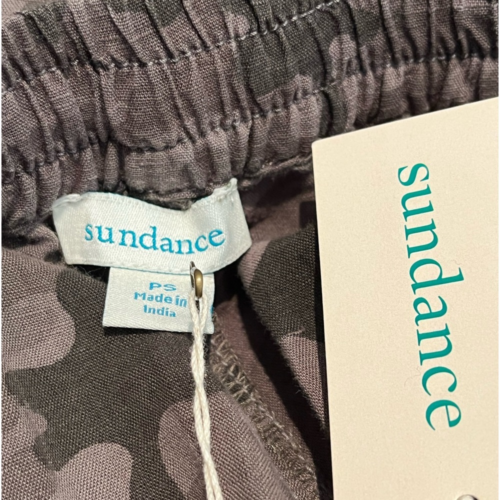 NWT Sundance Camo Cargo Linen Blend Joggers - Picture 6 of 8